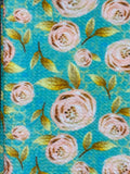 Turquoise Roses Fabric Items