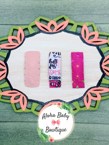 Breast Cancer Pink Snap Clip Bundle