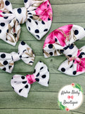 Hibiscus Polka Dot Fabric Items