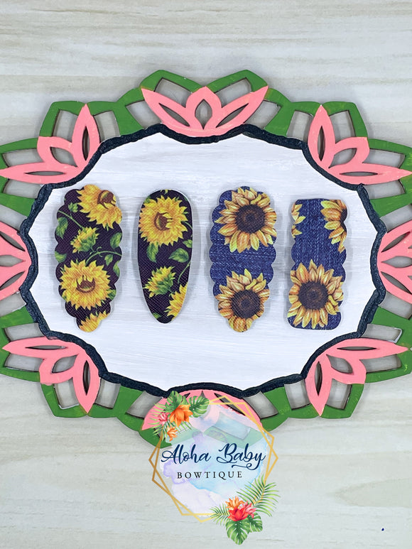 Sunflowers Snap Clip