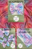 Swim Pink Tye Dye Fabric Items