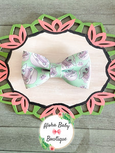 Green The Kid Y Clip-On Bow Ties