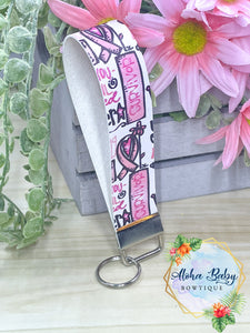 Breast Cancer Fighter Wristlet