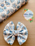 Blue Christmas Cookies Fabric Items