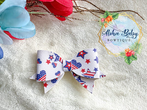 Patriotic Hearts and Stars Large Sylvia